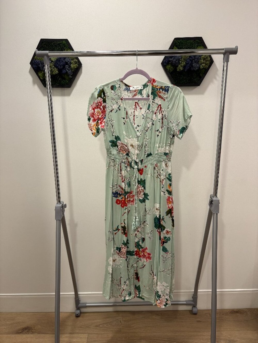 Green Floral Dress